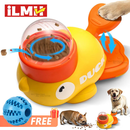 Interactive Cartoon Duck Snack Feeder Dispenser