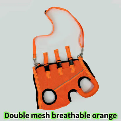 Rehabilitation Sling Carrier with Padded Straps | Breathable Hip Support for Hind Legs