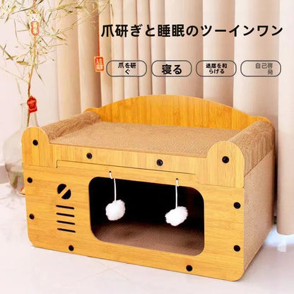 Indoor House Villa Space with Scratching Board