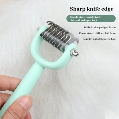 ペットユニバーサルビューティーセット 猫用コーム 両面ノットコーム 猫用爪切りコーム ノミ取りコーム 脱毛製品 ニードルコーム