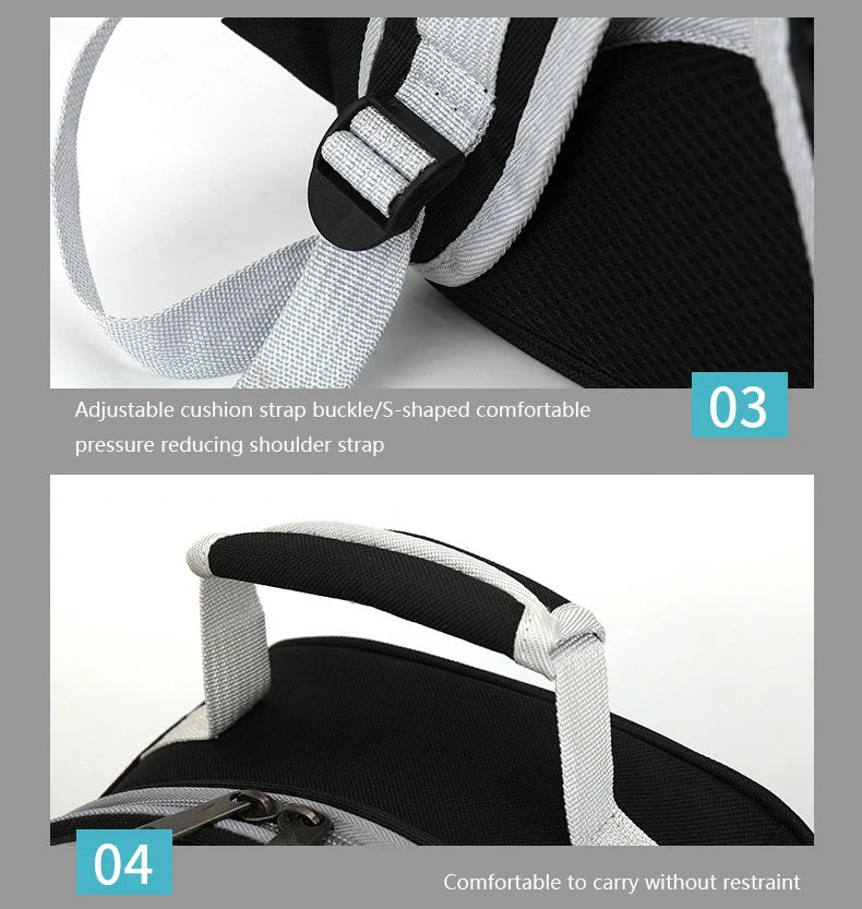 Breathable And Portable Transparent Pet Backpack