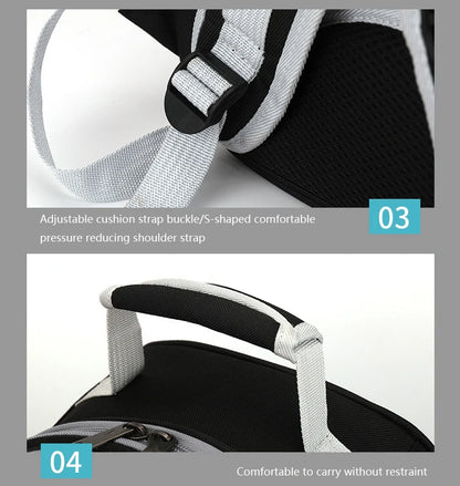 Breathable And Portable Transparent Pet Backpack