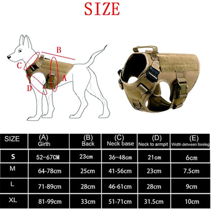 Military Vest Pet for Dogs