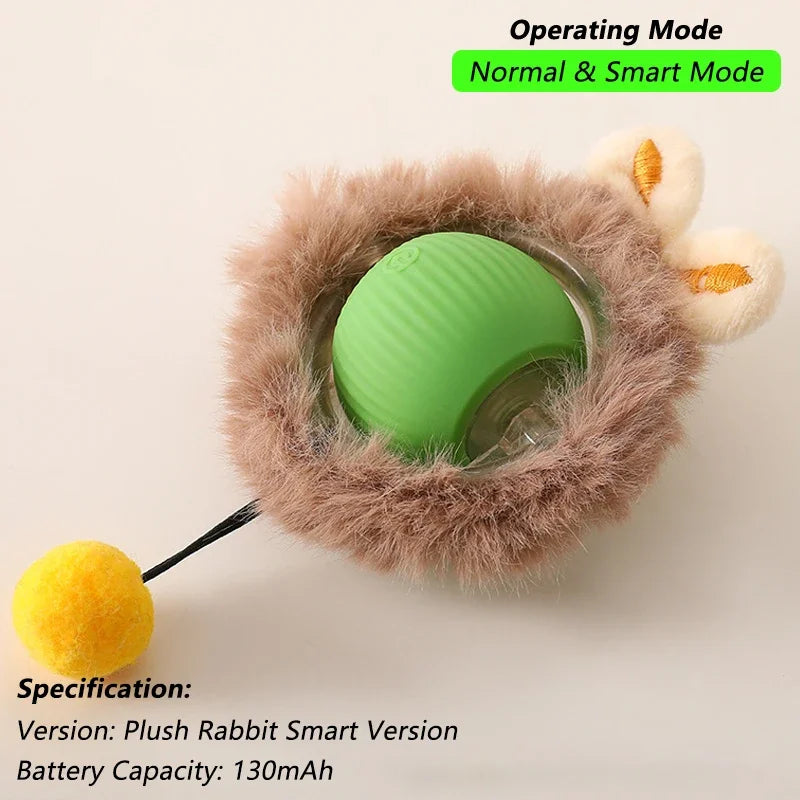 Interactive Smart Rolling Ball Toy for Cats