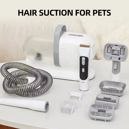Electrique Dog Grooming Kit Comb Household Pet Wireless Hair Aspirateur Vacuum Suction Force Pet Aspirateur Electrique