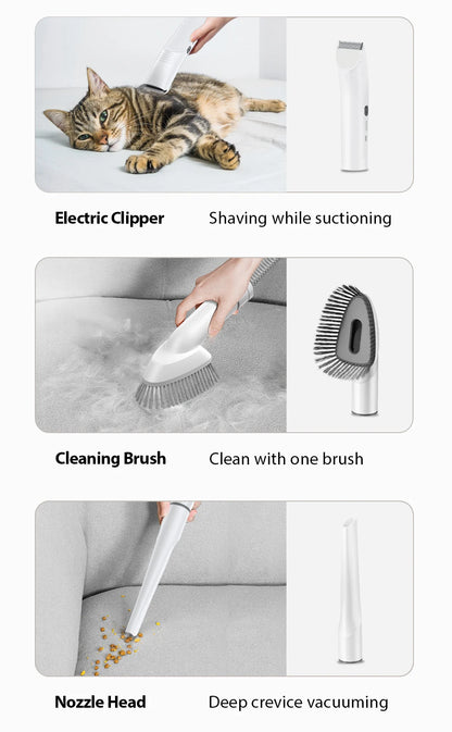 Multifunction Smart Pet Grooming Vacuum Kit 5 IN 1
