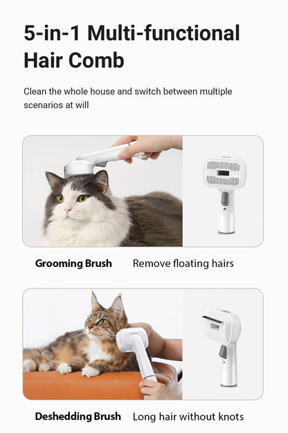 Multifunction Smart Pet Grooming Vacuum Kit 5 IN 1