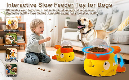 Interactive Cartoon Duck Snack Feeder Dispenser