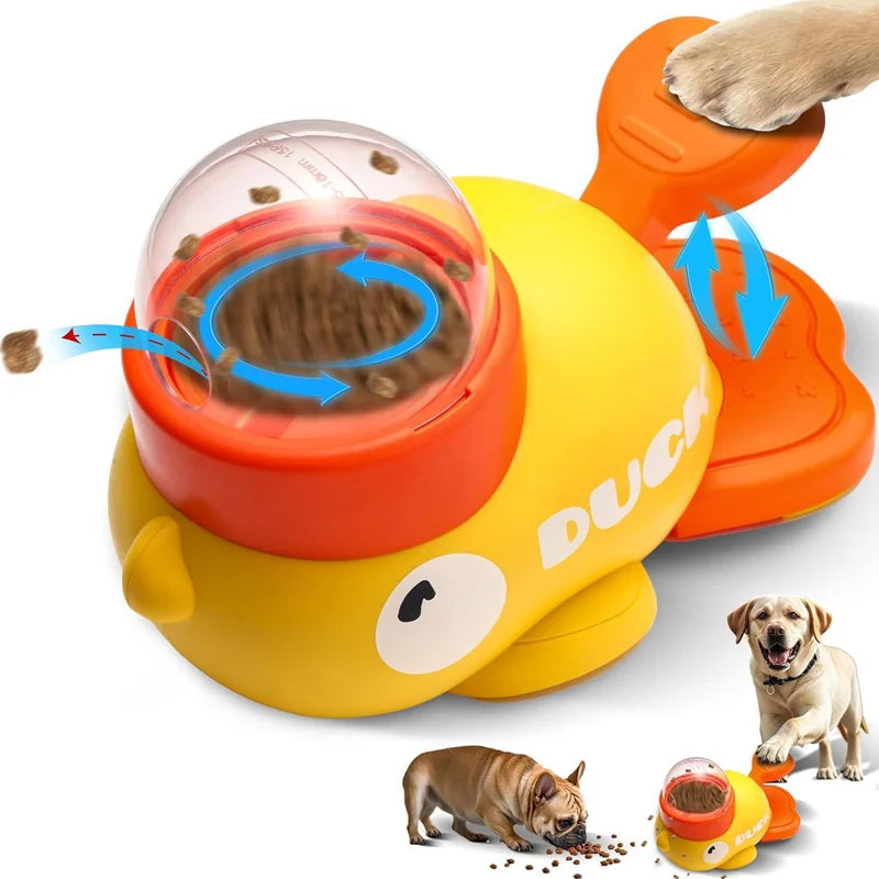 Interactive Duck Design Puzzle Feeder Toy