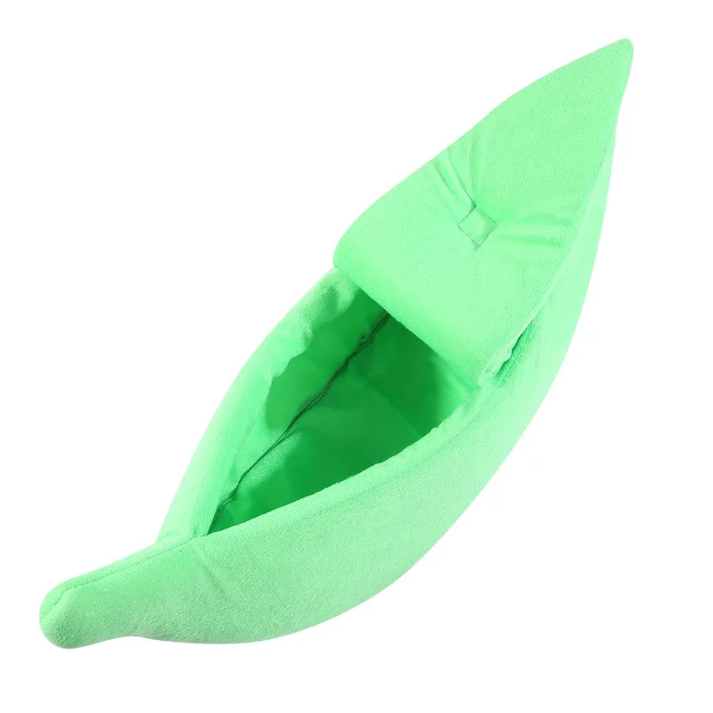 Cute Banana Shaped Cat Bed for Cozy Comfort