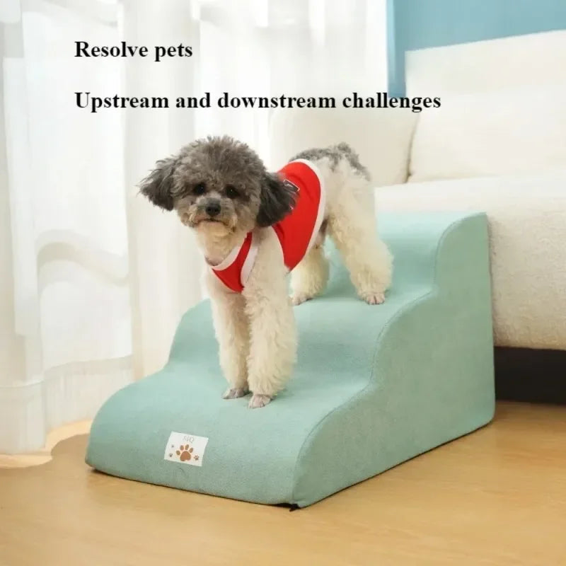 2/3 Pets Step Stair Dog Cat Ramp Ladder Protect Dogs Sofa Removable Washable Training Pet Secure Ramp Stairs Pets Supplies Gifts