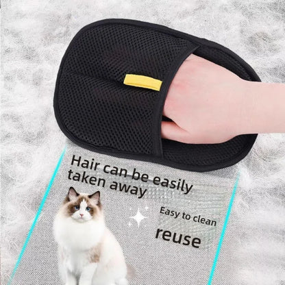 Electrostatic Hair Removal Gloves for Easy Cleanup