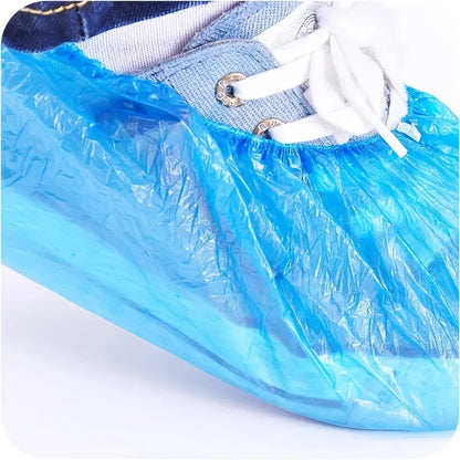 200/100PCS Thickened Disposable Portable Shoe Cover Boot Cover Indoor Carpet Floor Protection in Home and Workplace