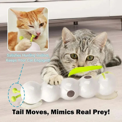 Intelligent Interactive Cat Stick Pro with Replaceable Prey Tail