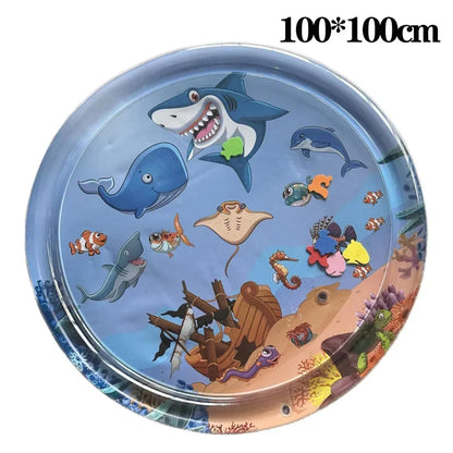 Inflatable Water Play Mat With Ocean Theme