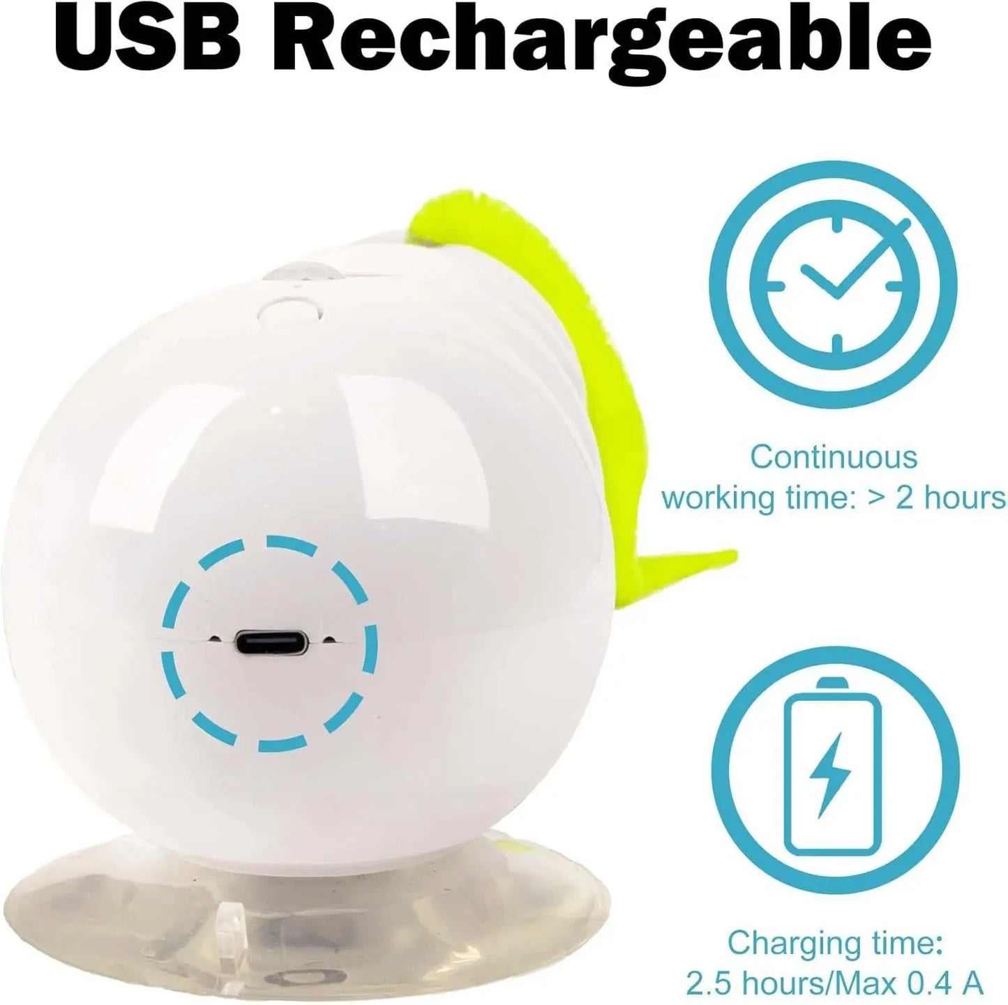 Interactive Cat Stick Pro with Replaceable Prey Tail