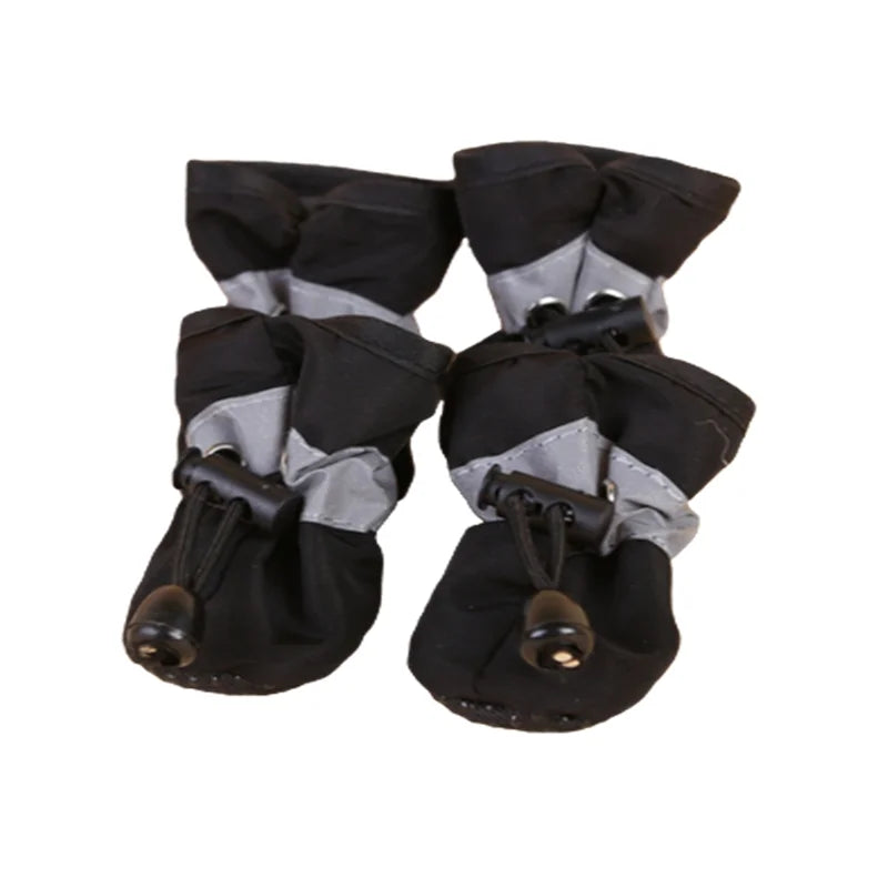 Waterproof Anti-Slip Pet Rain Boots Set