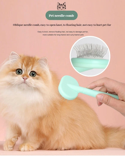 ペットユニバーサルビューティーセット 猫用コーム 両面ノットコーム 猫用爪切りコーム ノミ取りコーム 脱毛製品 ニードルコーム