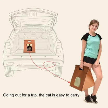 Multi-Functional Washable Felt Pet Bed Nest