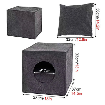 Multi-Functional Washable Felt Pet Bed Nest