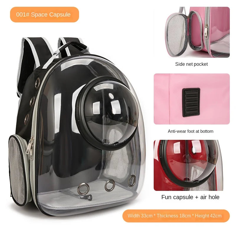 PurView Pro Transparent Cat Backpack - As seen in Argylle