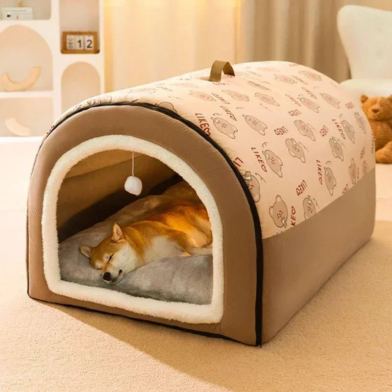 Detachable Kennel Winter Bed