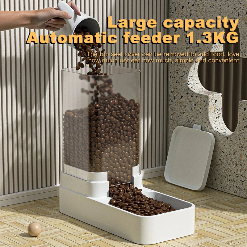 Automatic Feeder and Water Dispenser Combo