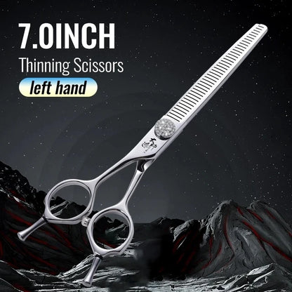 Fenice 7.0 inch Left Handed Professional Dog Grooming Scissors