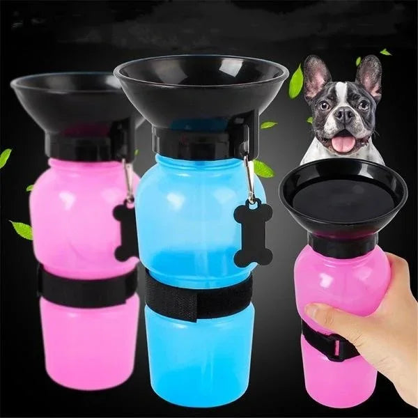 Portable 500ml Pet Travel Water Bottle