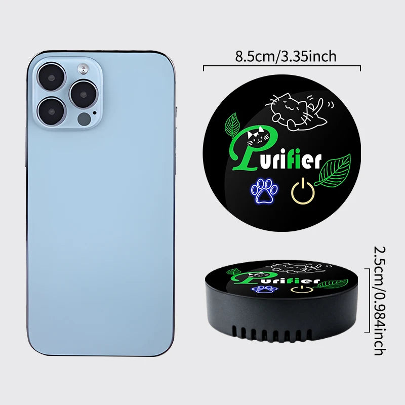 Smart & Portable Pet Deodorizer [Dual-Core + High-Efficiency]