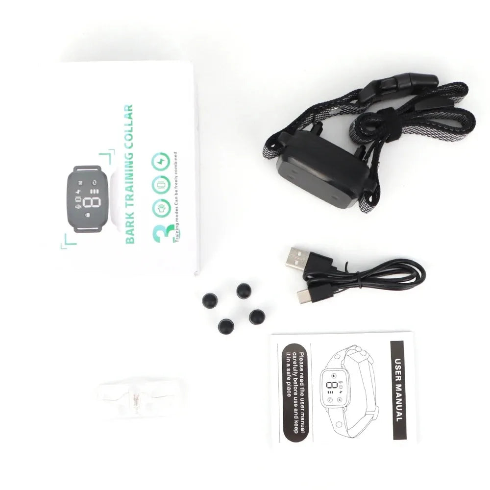 Automatic Bark Correction Collar with Digital Display