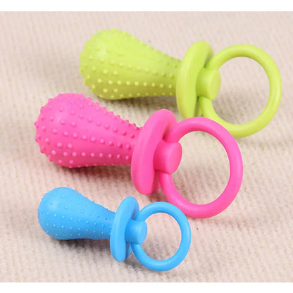 Rubber Pacifier Ring Shape Chew Toy
