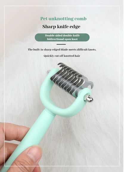 ペットユニバーサルビューティーセット 猫用コーム 両面ノットコーム 猫用爪切りコーム ノミ取りコーム 脱毛製品 ニードルコーム