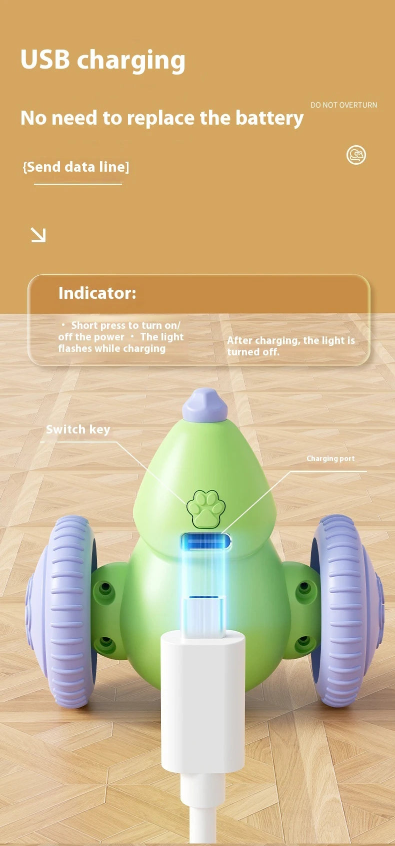 Interactive Electric Mouse Teaser Toy for Pets