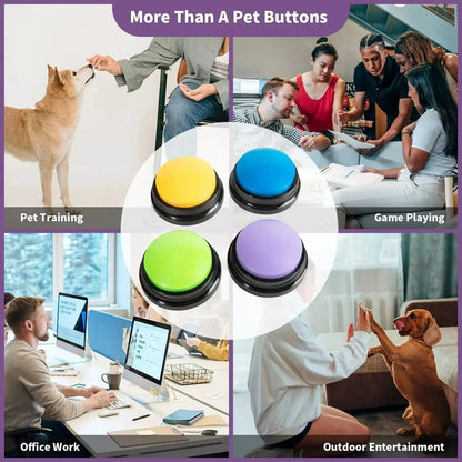 Dog Communication Buttons Voice Recording Buzzer