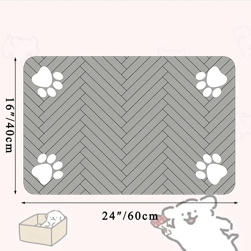 Absorbent Waterproof Pet Feeding Mat