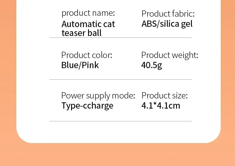 Interactive Motion Activated Plush Cat Toy Ball