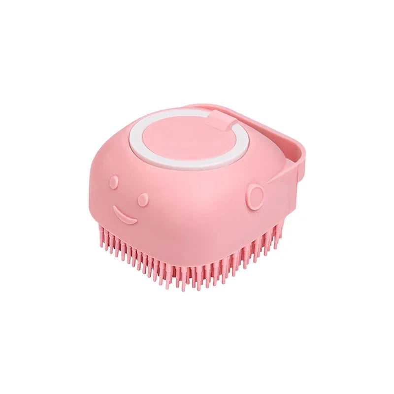 Silicone Pet Bathing Brush and Massage Tool