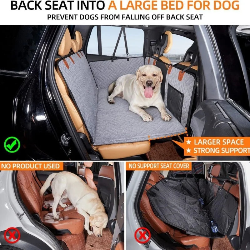 Heavy-Duty Waterproof Car Seat Extender for Large Dogs