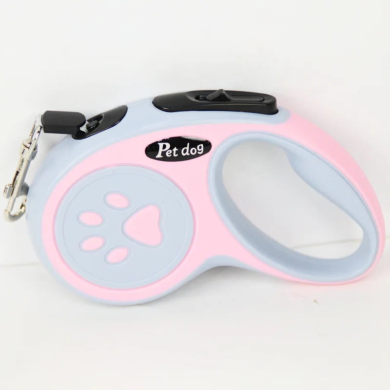 Automatic Retractable Pet Leash with One-Handed Brake