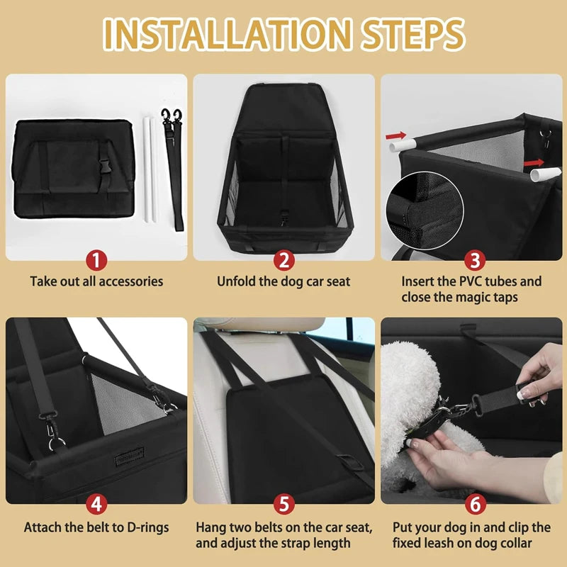 Removable Car Pet Cushioned Seat