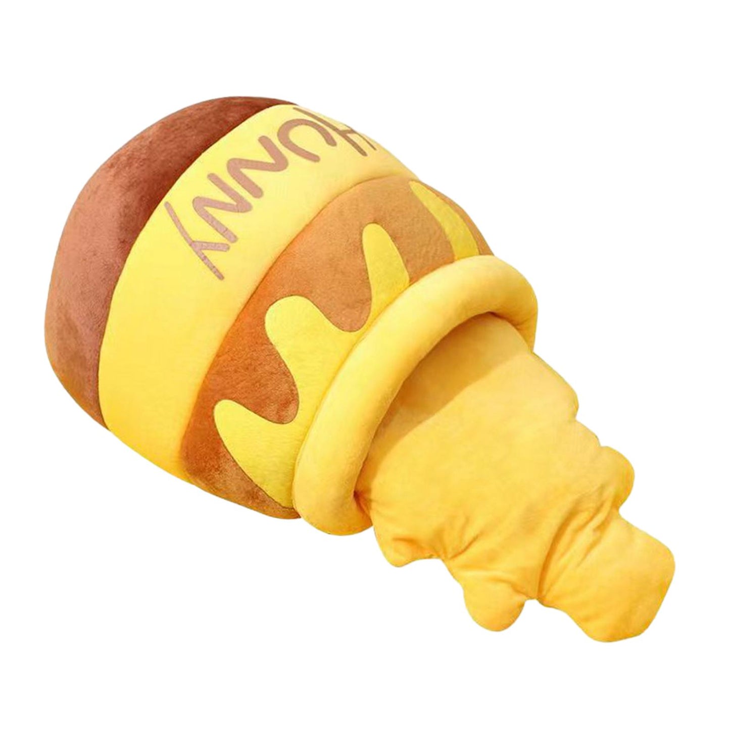 Cozy Honey Pot Cave Cat Bed with Cushion