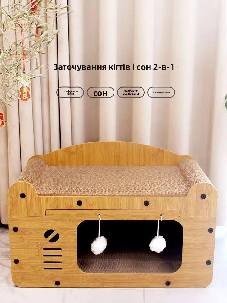 Indoor House Villa Space with Scratching Board