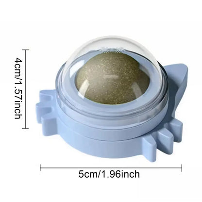 Lickable Catnip Balls Treats and Teeth Cleaner