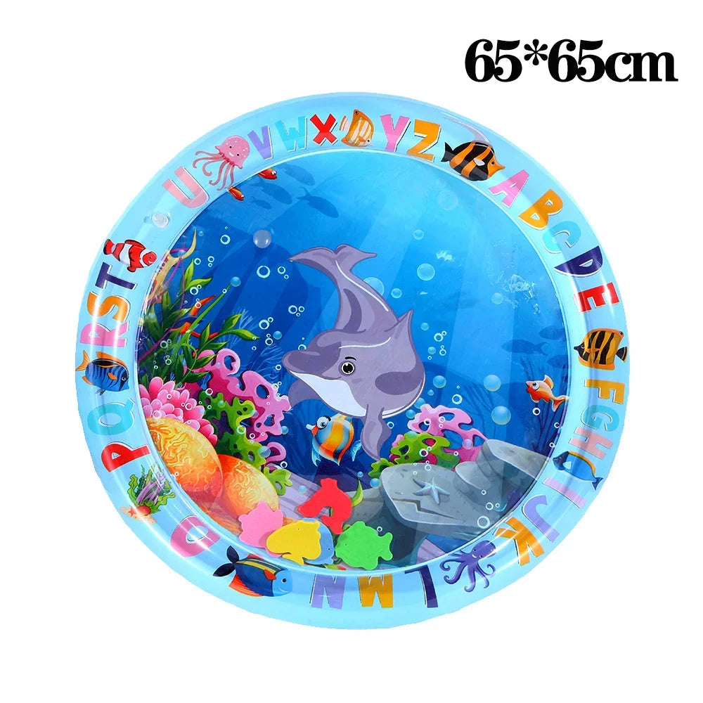 Inflatable Water Play Mat With Ocean Theme