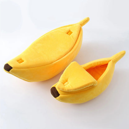 Cozy Banana Bed for Small Pets