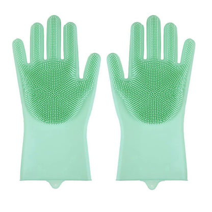 Silicone Grooming Gloves for Easy Bathing and Cleaning