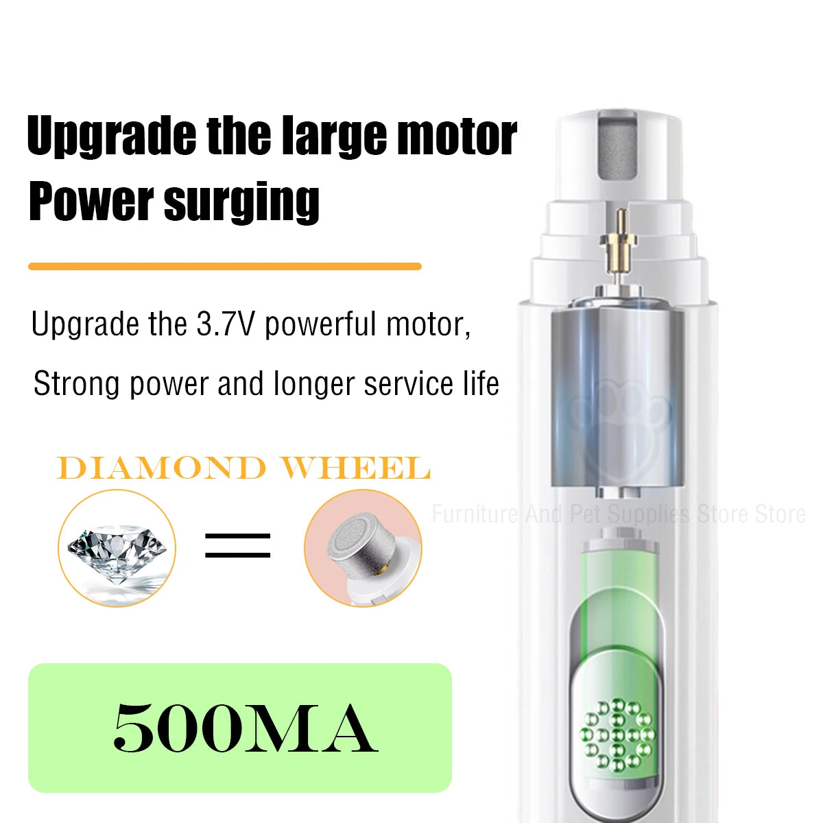 Electric Nail Grinder Rechargeable Painless Trimmer