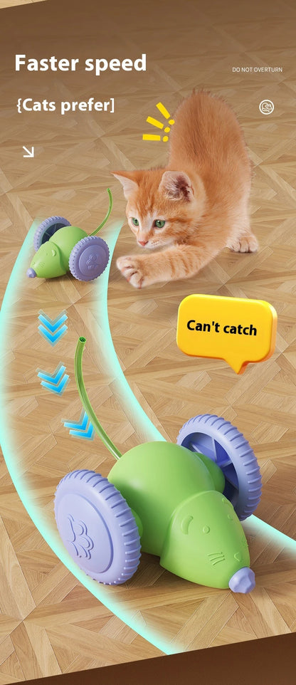 Interactive Electric Mouse Teaser Toy for Pets