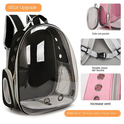 PurView Pro Transparent Cat Backpack - As seen in Argylle